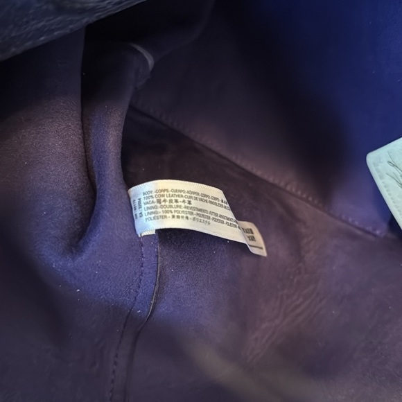 NWT Free People Head Over Heels Purple Leather Satchel Boho Women One Size - Picture 13 of 13